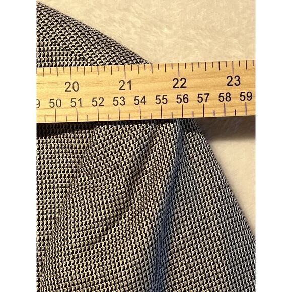 Stafford Signature 48L Silk Wool Houndstooth Soft Blazer Sport Suit Jacket - Picture 11 of 16